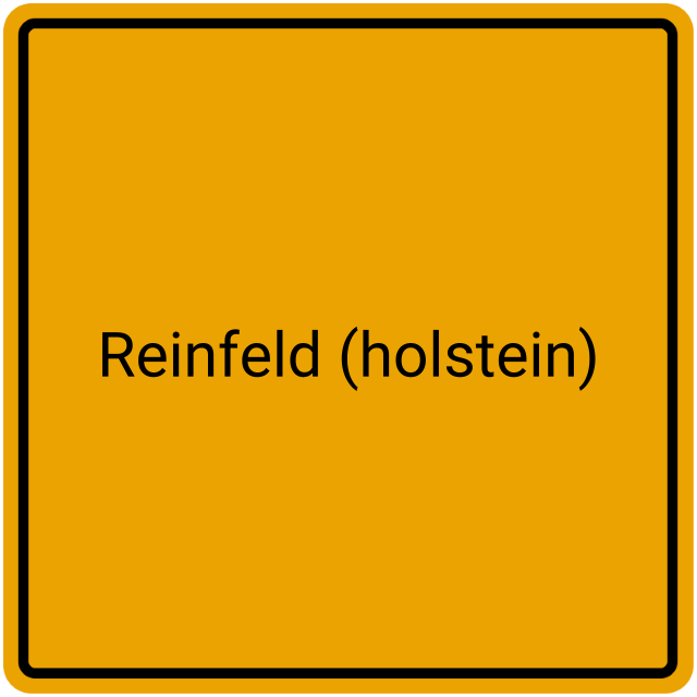 Meldebestätigung Reinfeld (Holstein)